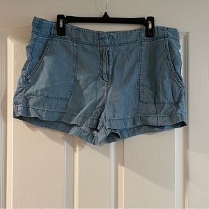 LOFT Lightweight Denim Shorts